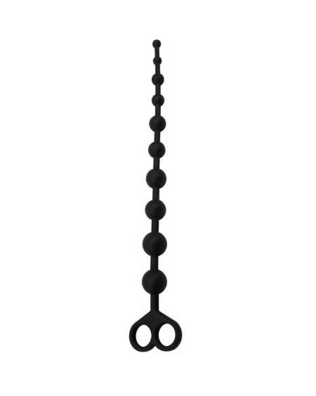 boyfriend beads 30.8 x 2.4 cm silicone noir