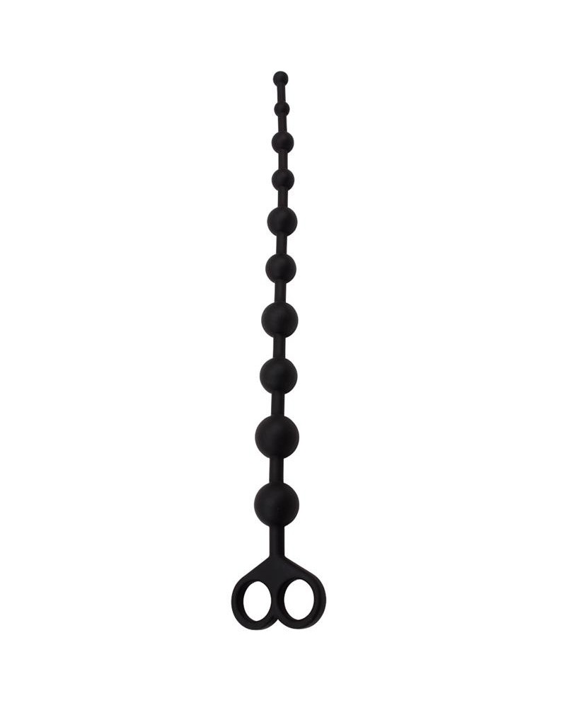 boyfriend beads 30.8 x 2.4 cm silicone noir