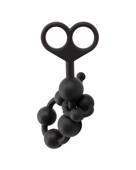 boyfriend beads 30.8 x 2.4 cm silicone noir