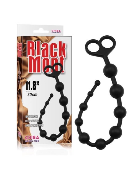 boyfriend beads 30.8 x 2.4 cm silicone noir