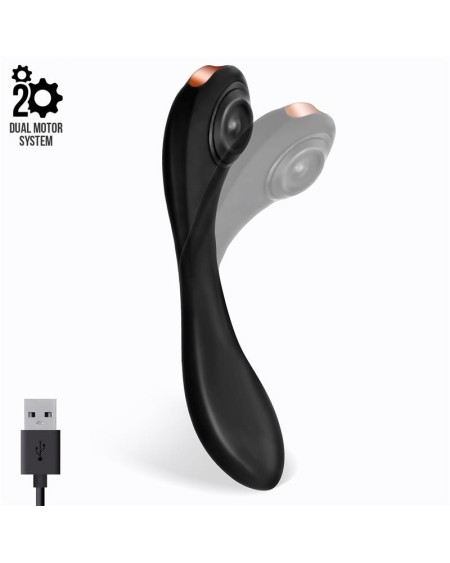 pulsar articulated skeleton vibrator with pulsation silicone usb