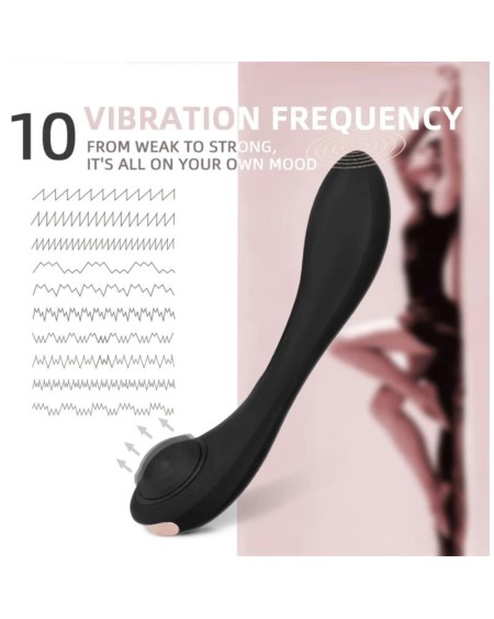 pulsar articulated skeleton vibrator with pulsation silicone usb