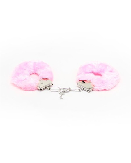 furry metal handcuffs rose