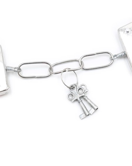 furry metal handcuffs rose