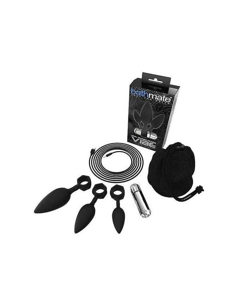 set of 4 anal training plugs with vibration