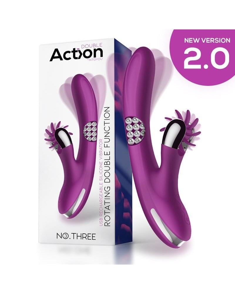 no. three rotator with rotating balls 360o and stimulating wheel