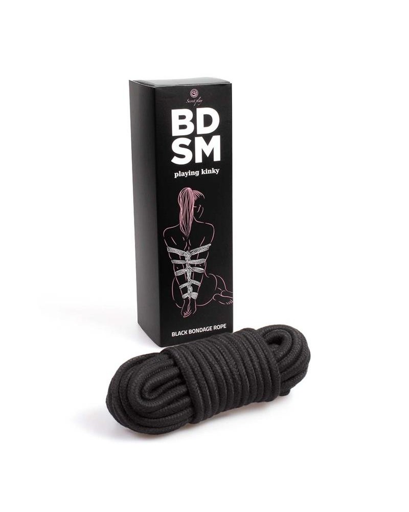 bondage rope 10 m noir
