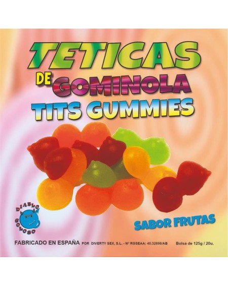 box of fruit flavored gummies