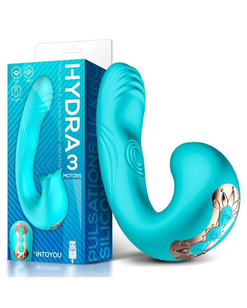 hydra vibe with pulsation and clitoris stimulating tongue 3 motors usb