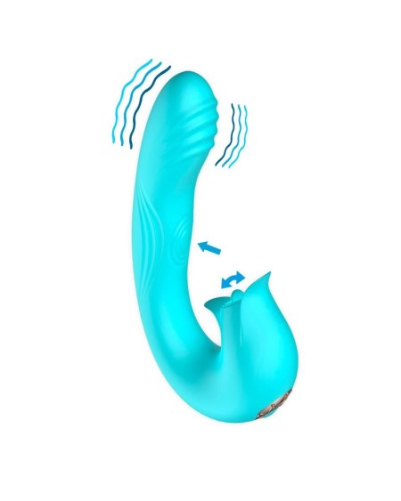 hydra vibe with pulsation and clitoris stimulating tongue 3 motors usb