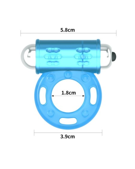 lumino play vibrant penis ring blue light