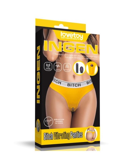 open panties with vibrant bullet and remote control size s