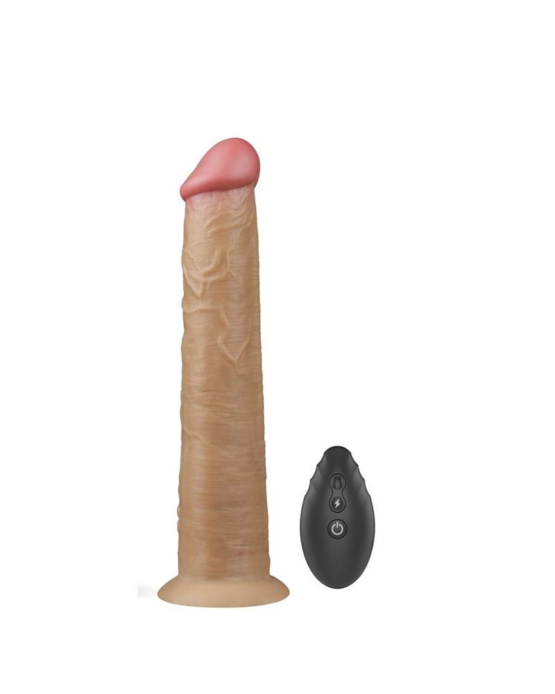 dual layered vibe with rotation planitum silicone 10