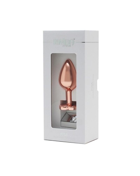 pisa heart shaped butt plug rose gold
