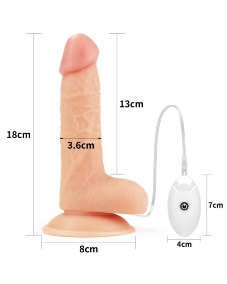 strap-on with vibrant dildo and remote control 7.0