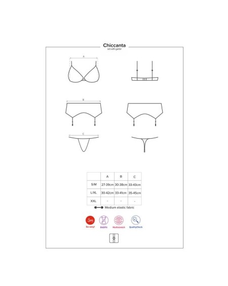 chiccanta 3 pieces set