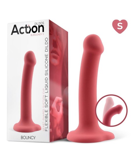 bouncy liquid silicone dildo hiper flexible 6.5 - 16.5 cm size s bu...