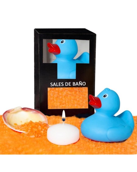 set bath salts aroma mango, duck, candle and shell 150 gr