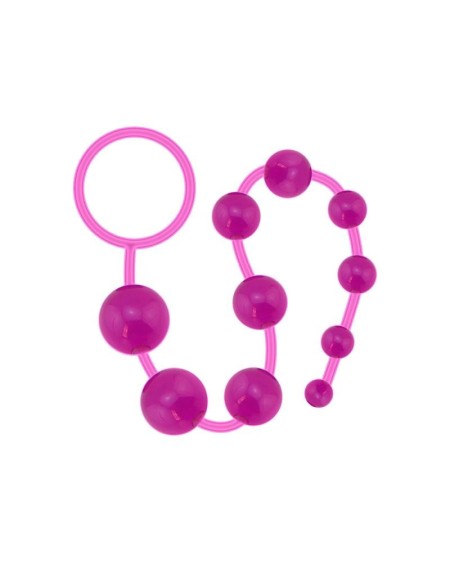 g.flex bendable thai anal beads rose