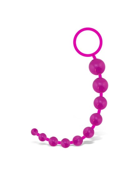g.flex bendable thai anal beads rose