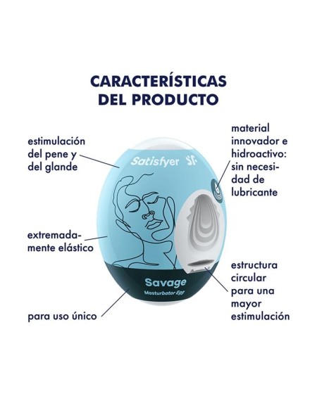 set 3 masturbator egg savage model