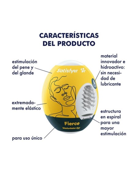 set 3 masturbator eggs fierce model