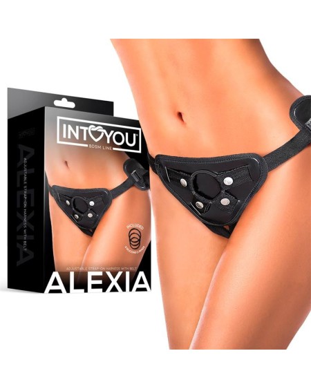 alexia universal adjustable strap-on harness with belt