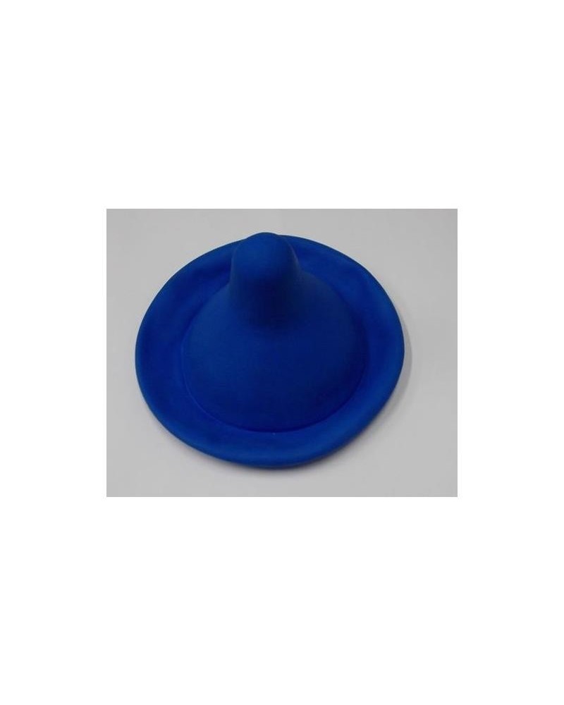 blue condom cap