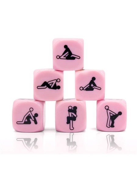 dice kamasutra pictograms 6 postures 25 mm