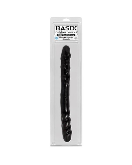 double dildo 40,6 cm noir