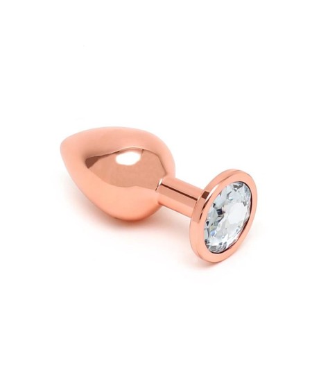 pisa butt plug with jewel pisa rose gold