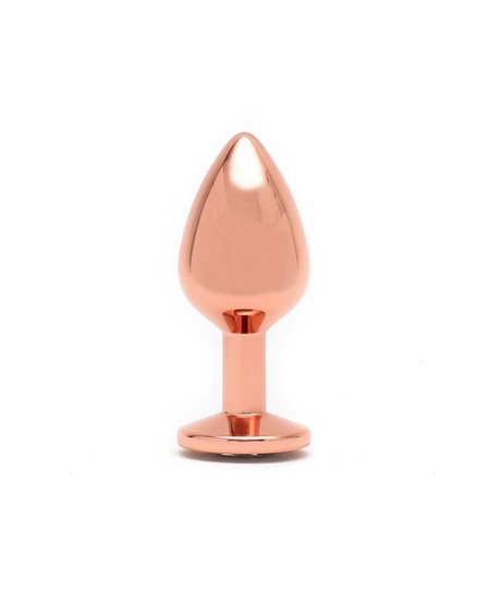 pisa butt plug with jewel pisa rose gold