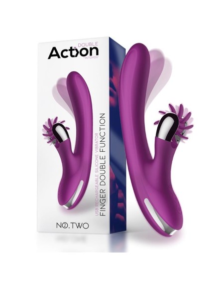no. two finger vibrator with rotating wheel