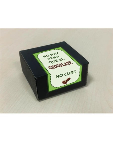 box with 8 penis-shaped pure chocolates