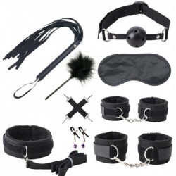 Kit Bondage Push 9 pièces Noir