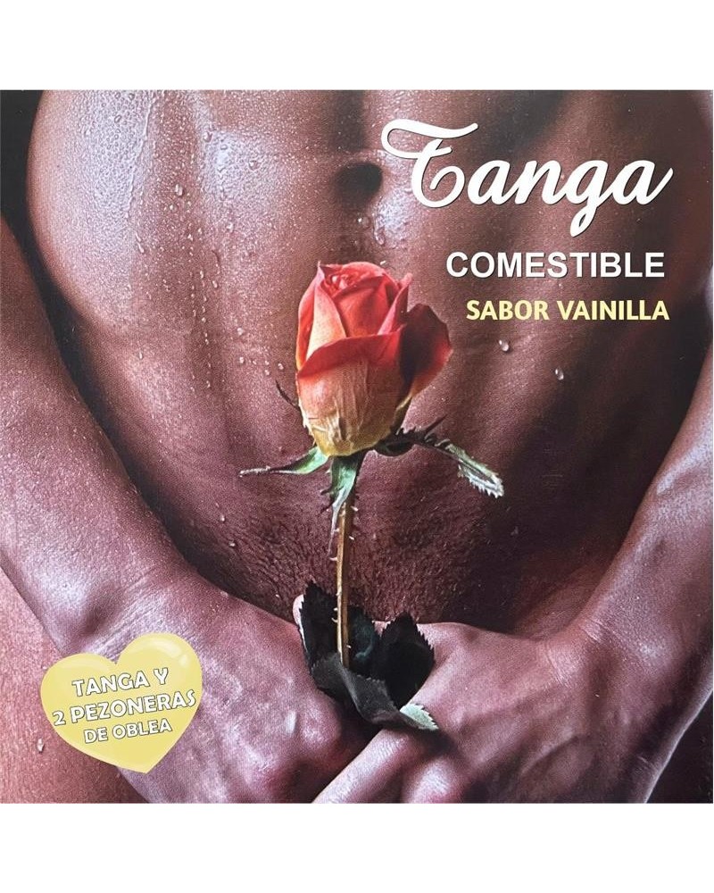 wafer thong and two vainila flavored nipple covers