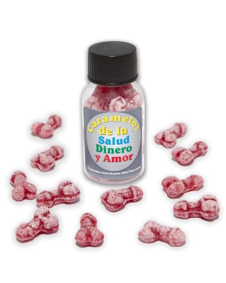 jar of 12 candies penis shape fruit flavor