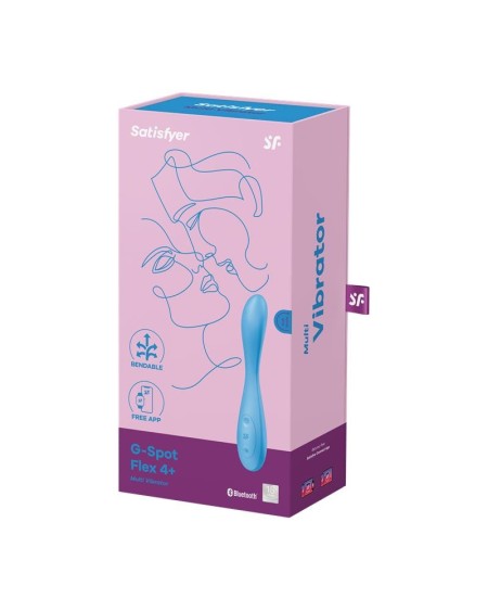vibe g-spot flex 4 with app satisfyer connect blue