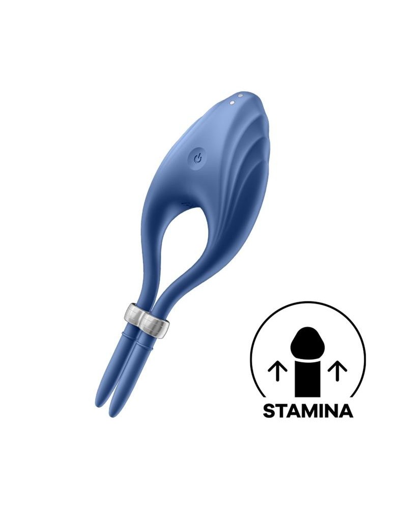 vibrant penis ring duelist blue