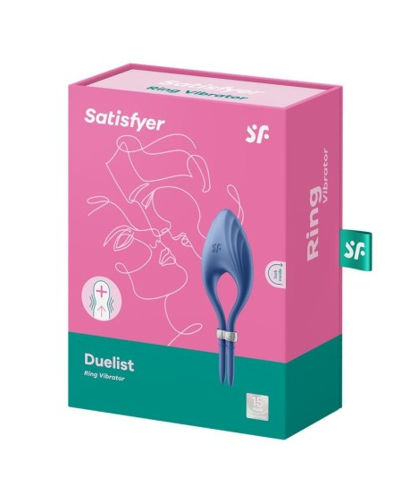vibrant penis ring duelist blue