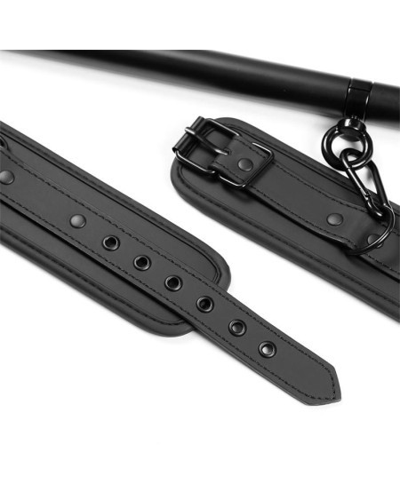 detachable rigid spreader bar and 4 detachable neoprene and vegan l...