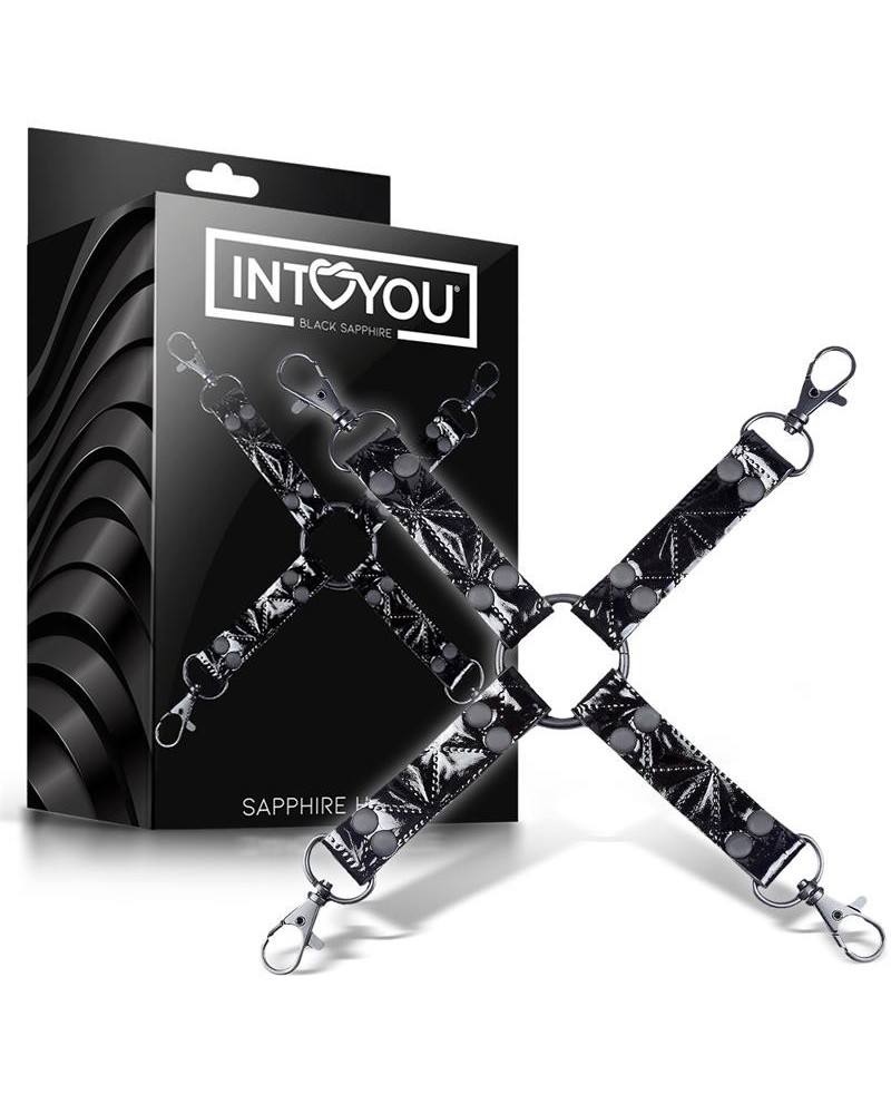 hog tie sapphire vegan leather