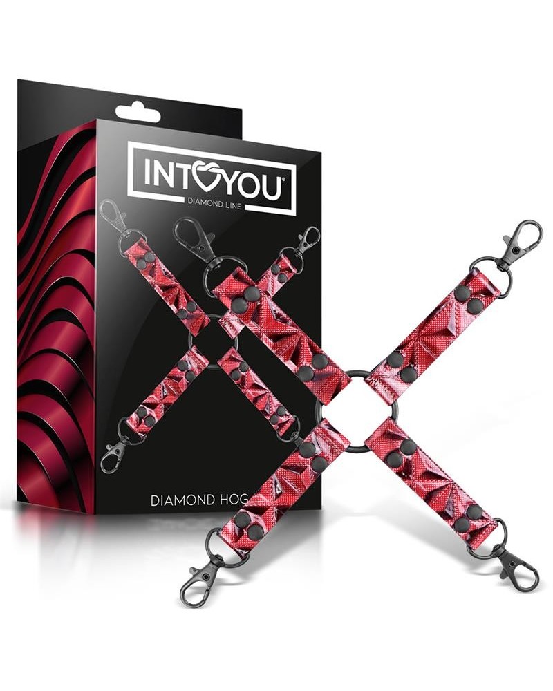 hog tie diamond vegan leather