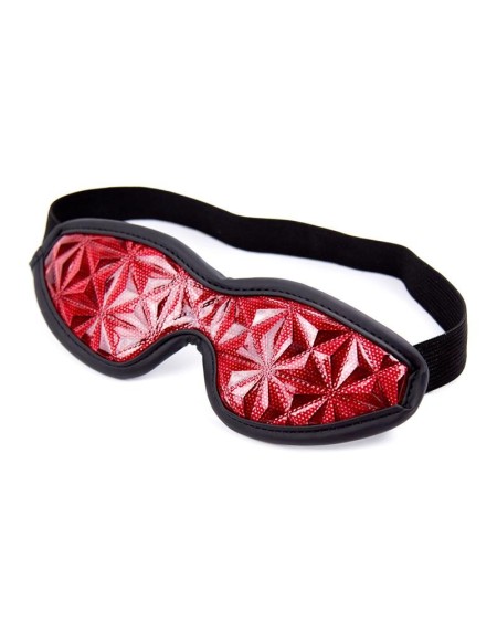 blindfold diamond vegan leather