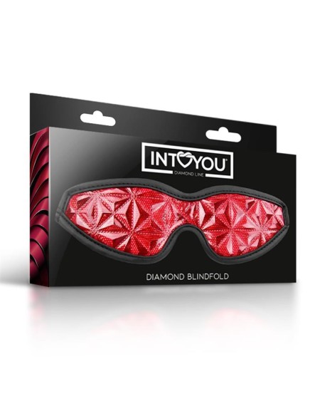 blindfold diamond vegan leather