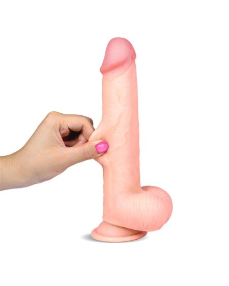 slidy réaliste dildo dual layer retractable and adjustable 9