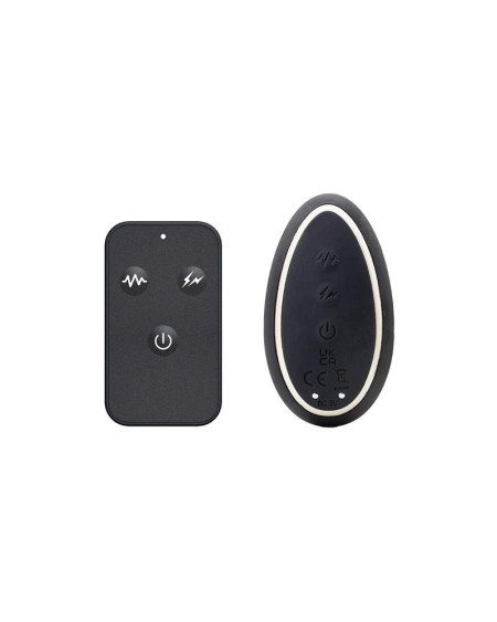 prostate massager with electric shock and vibration and remote control