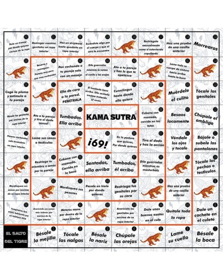 erotic board game the jump of the tiger