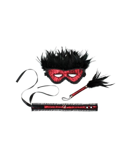 set 3 pieces dominiset de lujo red