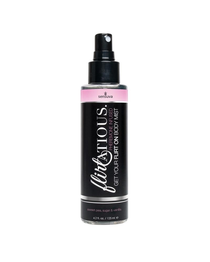 flirtatios pheromone body mist vanilla sugar and sweet pea 125 ml